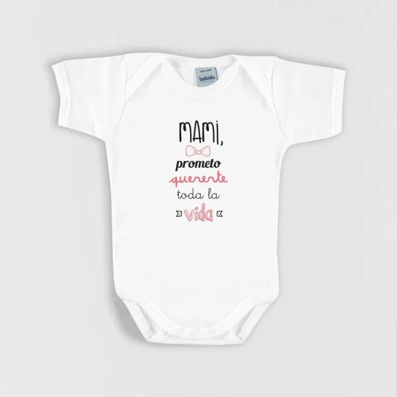 Babidu Bodys Estampados | Bodys Manga Corta^BODY ESTAMPADO FRASE M