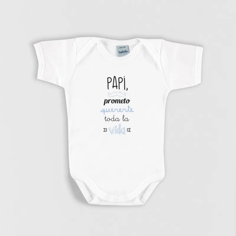 Babidu Bodys Estampados | Bodys Manga Corta^BODY ESTAMPADO FRASE P