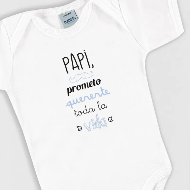 Babidu Bodys Estampados | Bodys Manga Corta^BODY ESTAMPADO FRASE P