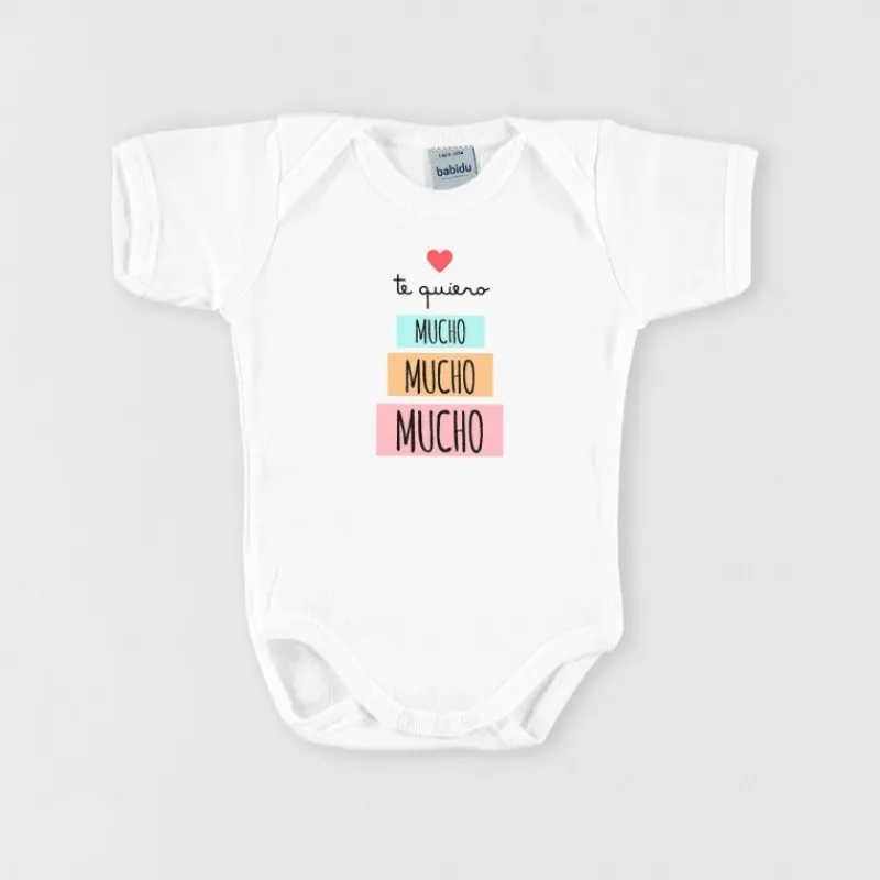 Babidu Bodys Estampados | Bodys Manga Corta^BODY ESTAMPADO FRASE T