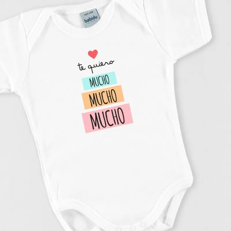 Babidu Bodys Estampados | Bodys Manga Corta^BODY ESTAMPADO FRASE T