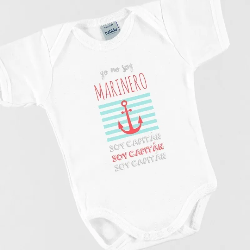 Babidu Bodys Estampados | Bodys Manga Corta^BODY ESTAMPADO FRASE Y