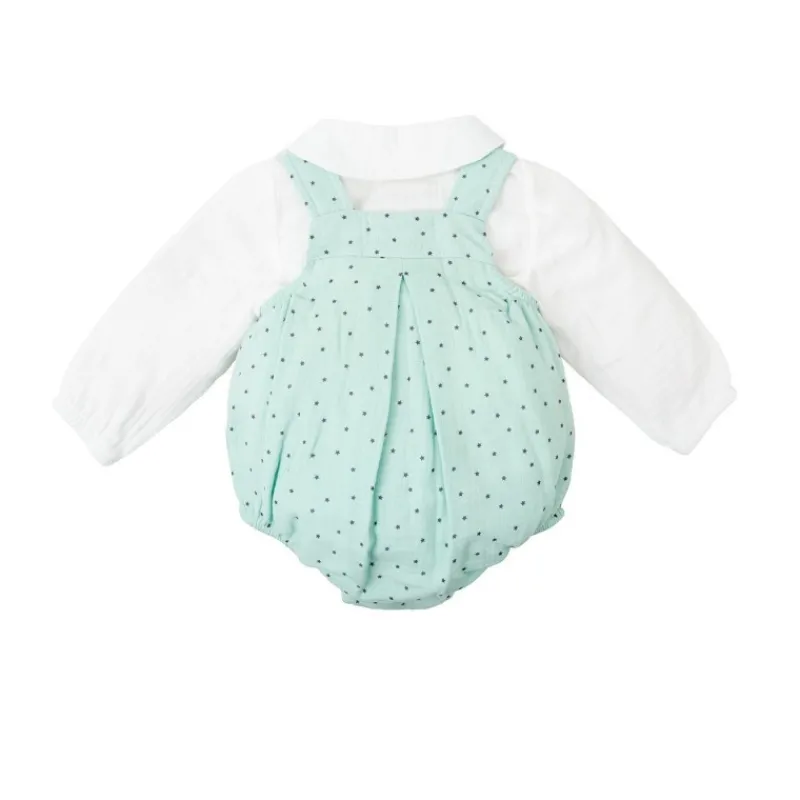 Babidu Petos Y Monos Bebe Niño^Conjunto peto bebe de niño con estrellitas HAYA